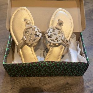 Tory Burch Gold Sandals